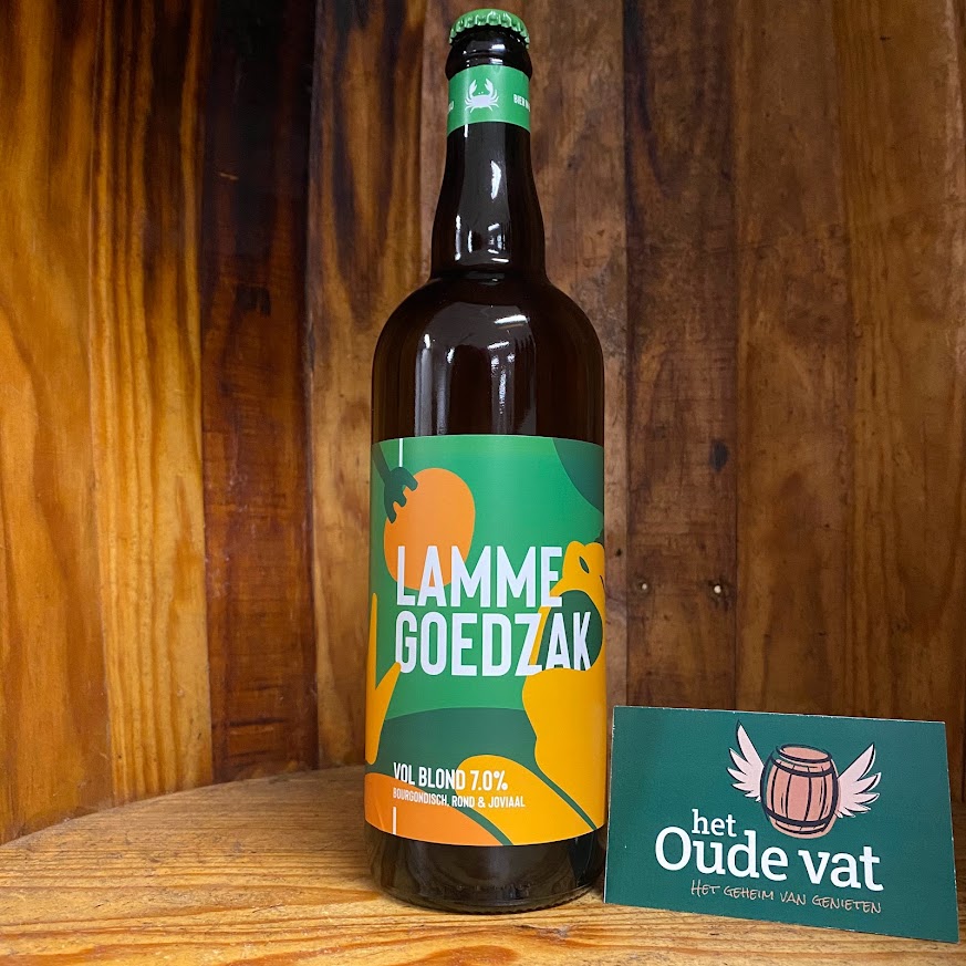 Lamme Goedzak Blond 75cl Het Oude Vat